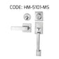 HEMOS 60-70MM DOUBLE ENTRANCE MAIN DOOR HANDLESET LOCK TOMBOL PINTU DEPAN HM-5101-MS,MB,MG