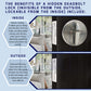 HEMOS 60-70MM ONE-SIDED SECURITY SINGLE THUMBTUM DEADBOLT HOUSE DOOR LOCK HM-5403-MS,MB,MG