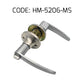 HEMOS 60-70MM TUBULAR LEVEL DOOR LOCK KUNCI TOMBOL PINTU RUMAH SILVER BLACK HM-5206-MS,MB