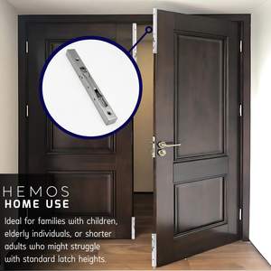 HEMOS SOLID SUS304 STAINLESS STEEL FLUSH BOLT FOR DOUBLE DOOR LOCK CONCEALED SLIDING LATCH