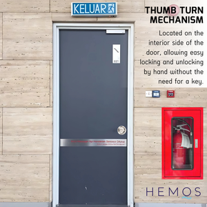 HEMOS 32-47MM KEYLESS POCKET DOOR LOCK HIDDEN RECESSED CUP INSTALL DOOR HANDLES HM-5931-MS