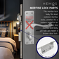 HEMOS 38-50MM SOLID SUS304 STAINLESS STEEL MORTISE LOCK/MORTISE ROLLER
