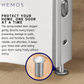 HEMOS SOLID SUS304 STAINLESS STEEL FLUSH BOLT FOR DOUBLE DOOR LOCK CONCEALED SLIDING LATCH
