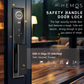 HEMOS 6 IN 1 TUYA SMART DOOR LOCK FULLY AUTOMATIC HD SECURITY CAMERA WITH INTERCOM FUNCTION HM-D2