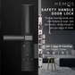 HEMOS 5 IN 1 TUYA SMART DIGITAL DOOR LOCK WITH DOORBELL FOR HOME FINGERPRINT PASSWORD CARD HM-D3