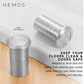 HEMOS SOLID SUS304 STAINLESS STEEL FLUSH BOLT FOR DOUBLE DOOR LOCK CONCEALED SLIDING LATCH