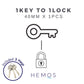 HEMOS 40/50MM SUS 304 STAINLESS STEEL MOTOR HOUSE SECURITY SAFETY ANTI-CUT PADLOCK KUNCI MANGGA