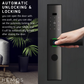 HEMOS 5 IN 1 TUYA SMART DIGITAL DOOR LOCK WITH DOORBELL FOR HOME FINGERPRINT PASSWORD CARD HM-D3