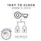 HEMOS 40/50MM SUS 304 STAINLESS STEEL MOTOR HOUSE SECURITY SAFETY ANTI-CUT PADLOCK KUNCI MANGGA
