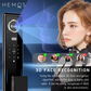 HEMOS 6 IN 1 TUYA SMART DOOR LOCK FULLY AUTOMATIC HD SECURITY CAMERA WITH INTERCOM FUNCTION HM-D2