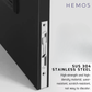 HEMOS SOLID SUS304 STAINLESS STEEL FLUSH BOLT FOR DOUBLE DOOR LOCK CONCEALED SLIDING LATCH