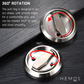 HEMOS 32-47MM KEYLESS POCKET DOOR LOCK HIDDEN RECESSED CUP INSTALL DOOR HANDLES HM-5931-MS
