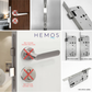 HEMOS 38-50MM SOLID SUS304 STAINLESS STEEL MORTISE LOCK/MORTISE ROLLER