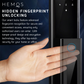 HEMOS 6 IN 1 TUYA SMART DOOR LOCK FULLY AUTOMATIC HD SECURITY CAMERA WITH INTERCOM FUNCTION HM-D2