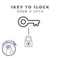 HEMOS 40/50MM SUS 304 STAINLESS STEEL MOTOR HOUSE SECURITY SAFETY ANTI-CUT PADLOCK KUNCI MANGGA