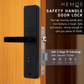 HEMOS 5 IN 1 TTLOCK SMART DOOR LOCK APP REMOTE UNLOCK FINGERPRINT PASSWORD CARD WITH DOORBELL HM-D4