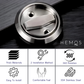 HEMOS 32-47MM KEYLESS POCKET DOOR LOCK HIDDEN RECESSED CUP INSTALL DOOR HANDLES HM-5931-MS