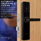 HEMOS 5 IN 1 TTLOCK SMART DOOR LOCK APP REMOTE UNLOCK FINGERPRINT PASSWORD CARD WITH DOORBELL HM-D4