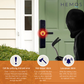 HEMOS 5 IN 1 TTLOCK SMART DOOR LOCK APP REMOTE UNLOCK FINGERPRINT PASSWORD CARD WITH DOORBELL HM-D4