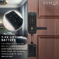 HEMOS 5 IN 1 TTLOCK SMART DOOR LOCK APP REMOTE UNLOCK FINGERPRINT PASSWORD CARD ANTI-THEFT HM-D7