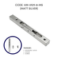 HEMOS SOLID SUS304 STAINLESS STEEL FLUSH BOLT FOR DOUBLE DOOR LOCK CONCEALED SLIDING LATCH