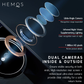 HEMOS 6 IN 1 TUYA SMART DOOR LOCK FULLY AUTOMATIC HD SECURITY CAMERA WITH INTERCOM FUNCTION HM-D2