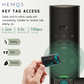HEMOS 5 IN 1 TUYA SMART DIGITAL DOOR LOCK WITH DOORBELL FOR HOME FINGERPRINT PASSWORD CARD HM-D3