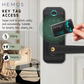 HEMOS 5 IN 1 TTLOCK SMART DOOR LOCK APP REMOTE UNLOCK FINGERPRINT PASSWORD CARD ANTI-THEFT HM-D7