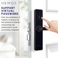 HEMOS 5 IN 1 TTLOCK SMART DOOR LOCK APP REMOTE UNLOCK FINGERPRINT PASSWORD CARD WITH DOORBELL HM-D4