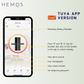 HEMOS 6 IN 1 TUYA SMART DOOR LOCK FULLY AUTOMATIC HD SECURITY CAMERA WITH INTERCOM FUNCTION HM-D2