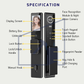 HEMOS 6 IN 1 TUYA SMART DOOR LOCK FULLY AUTOMATIC HD SECURITY CAMERA WITH INTERCOM FUNCTION HM-D2