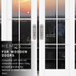 HEMOS 38-50MM SLIDING DOOR MORTICE LOCK SETS WITH CONCEALED HANDLE FOR ALUMINUM & WOOD DOOR HM-5930
