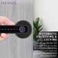 HEMOS 4 IN 1 TTLOCK 60/70MM SMART HANDLE DOOR LOCK APP REMOTE UNLOCK FINGERPRINT PASSWORD HM-D6