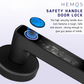 HEMOS 4 IN 1 TTLOCK 60/70MM SMART HANDLE DOOR LOCK APP REMOTE UNLOCK FINGERPRINT PASSWORD HM-D6
