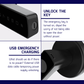 HEMOS 4 IN 1 TTLOCK 60/70MM SMART HANDLE DOOR LOCK APP REMOTE UNLOCK FINGERPRINT PASSWORD HM-D6