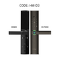 HEMOS 5 IN 1 TUYA SMART DIGITAL DOOR LOCK WITH DOORBELL FOR HOME FINGERPRINT PASSWORD CARD HM-D3