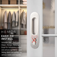 HEMOS 38-50MM SLIDING DOOR MORTICE LOCK SETS WITH CONCEALED HANDLE FOR ALUMINUM & WOOD DOOR HM-5930