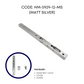 HEMOS SOLID SUS304 STAINLESS STEEL FLUSH BOLT FOR DOUBLE DOOR LOCK CONCEALED SLIDING LATCH