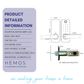 HEMOS 5 IN 1 TTLOCK SMART DOOR LOCK APP REMOTE UNLOCK FINGERPRINT PASSWORD CARD ANTI-THEFT HM-D7