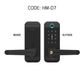 HEMOS 5 IN 1 TTLOCK SMART DOOR LOCK APP REMOTE UNLOCK FINGERPRINT PASSWORD CARD ANTI-THEFT HM-D7