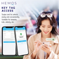 HEMOS 5 IN 1 TTLOCK SMART DOOR LOCK DOUBLE SIDED SYSTEM DIGITAL LOCK FOR GRILL DOOR WATERPROOF HM-D5