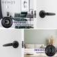 HEMOS 60-70MM TUBULAR LEVEL DOOR LOCK KUNCI TOMBOL PINTU RUMAH SILVER BLACK HM-5212-MS,MB