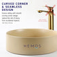 HEMOS BATHROOM CERAMIC WASH BASIN TABLE TOP ART BASIN ROUND VESSEL SINK PORCELAIN HM-613