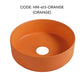 HEMOS BATHROOM CERAMIC WASH BASIN TABLE TOP ART BASIN ROUND VESSEL SINK PORCELAIN HM-613