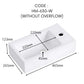 HEMOS BATHROOM CERAMIC WASH BASIN TABLE TOP ART BASIN SQUARE VESSEL SINK WHITE PORCELAIN HM-604-W