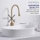 HEMOS BATHROOM CERAMIC WASH BASIN TABLE TOP ART BASIN VESSEL SINK PORCELAIN HM-614-W
