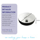 HEMOS BATHROOM CERAMIC WASH COUNTERTOP ART BASIN ROUND VESSEL PORCELAIN HM-645-BW