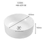 HEMOS BATHROOM CERAMIC COUNTERTOP MODERN ART WASH BASIN ROUND VESSEL WHITE PORCELAIN HM-601-W