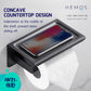 HEMOS BATHROOM FITTING SUS 304 TOILET PAPER ROLL PHONE HOLDER PEMEGANG TISU HM-89807 (MB, MS, MG)