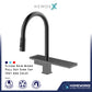 HEMOS KITCHEN FAUCET BRASS PULL OUT WATERFALL MIXER PILLAR SINK TAP KEPALA PAIP DAPUR HM-19071-MB,MG